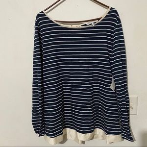 French Connection striped top NWT size 1x